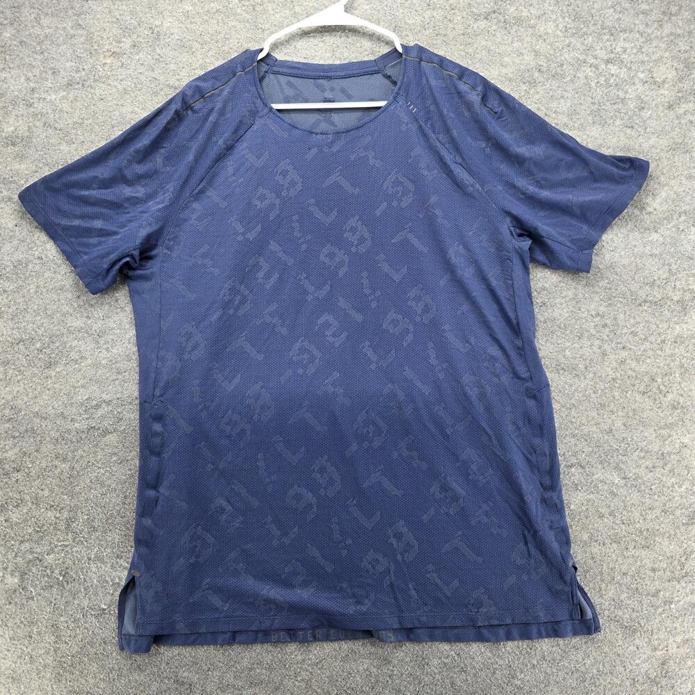 Lululemon Shirt Mens Large Blue Better Everyday Athletic Training Running Tee